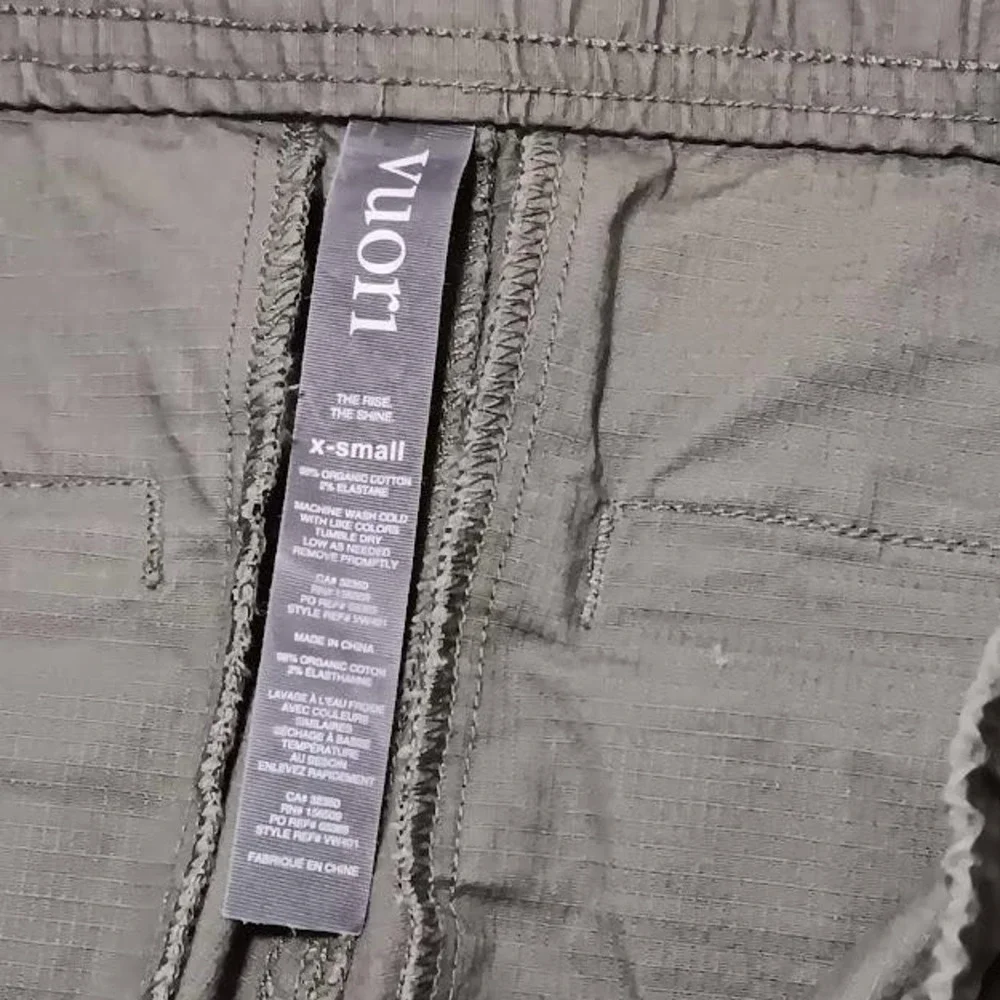 Vuori Pants Womens XS Jogger‎ Drawstring Elastic Waist Ripstop Pocket Casual